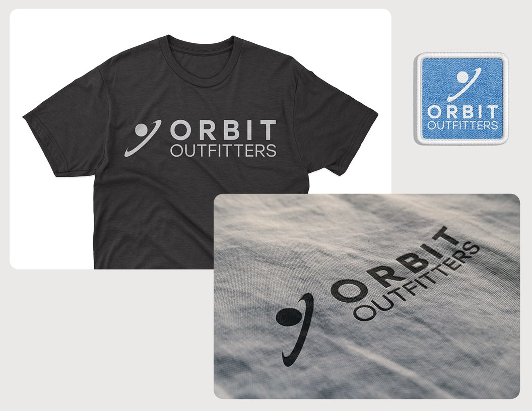 Orbit Outfitters UI/UX mockups