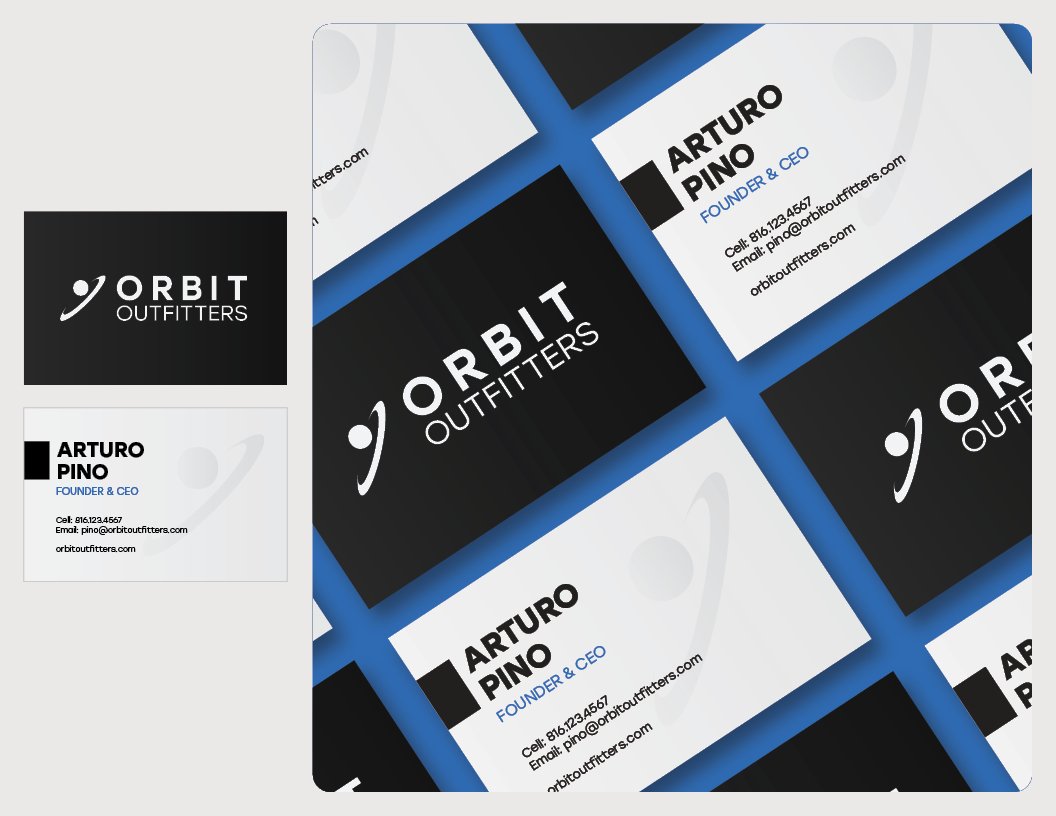 Orbit Outfitters UI/UX mockups